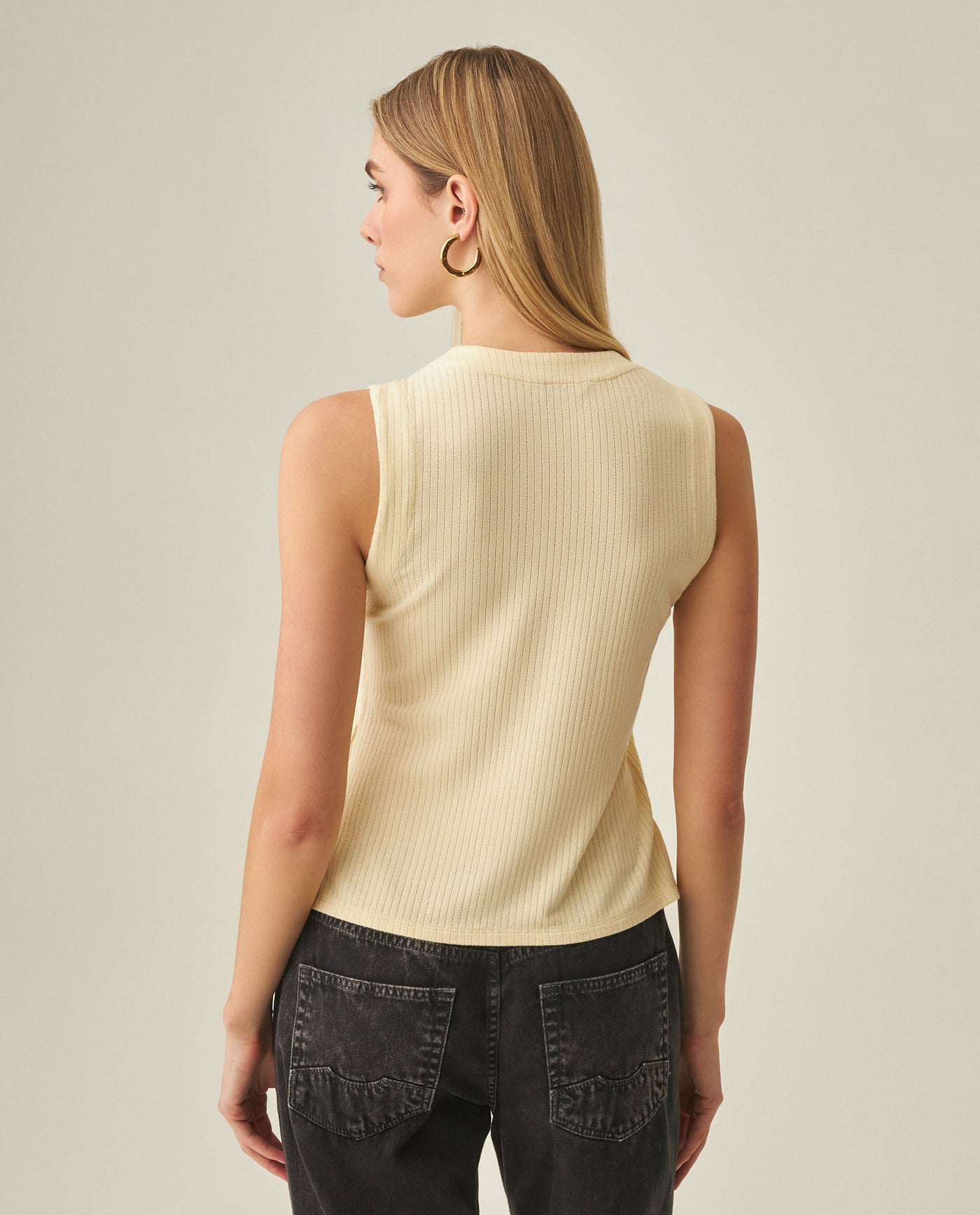 Women´s Slim Top - Yellow 63_702H012_AMA120815_6