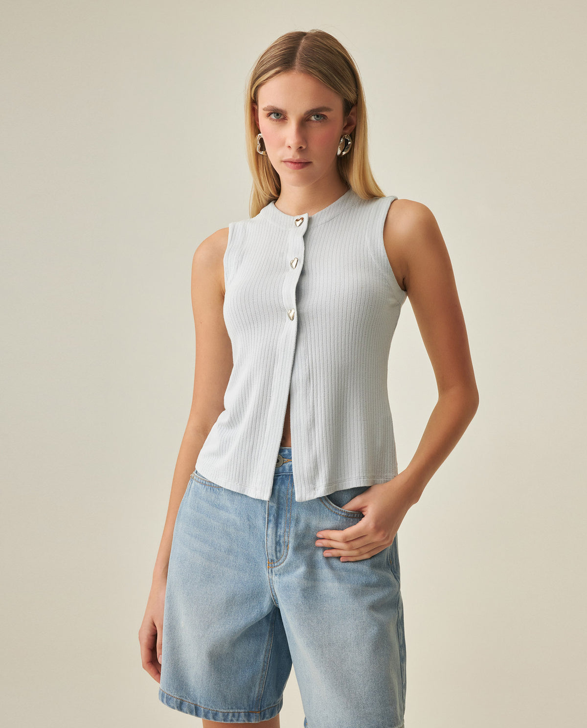 Women´s Slim Top - Blue 63_702H012_AZU134111_5