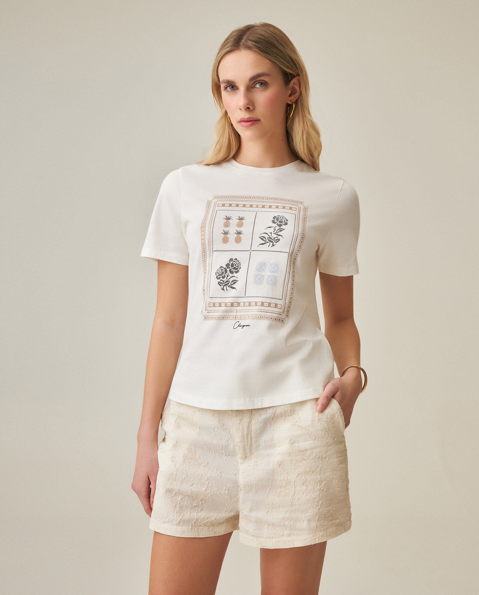 Women´s Graphic T-Shirt - Raw 63_702H014_CRU110606_3