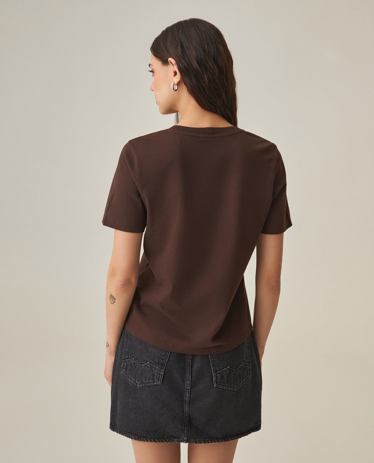 Women´s Graphic T-Shirt - Brown 63_702H015_CAF191016_6
