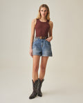 Women´s Slim Top - Brown 63_702H016_CAF191321_3