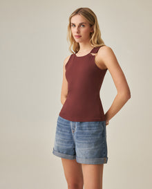 Women´s Slim Top - Brown 63_702H016_CAF191321_5