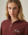 Women´s Quarter-zip Top - Brown 63_702H017_CAF191321_0