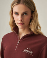 Women´s Quarter-zip Top - Brown 63_702H017_CAF191321_0
