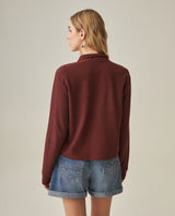 Women´s Quarter-zip Top - Brown 63_702H017_CAF191321_6