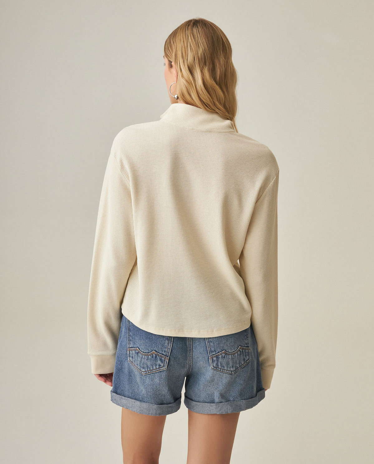 Women´s Quarter-zip Top - Raw 63_702H017_CRU125202_6