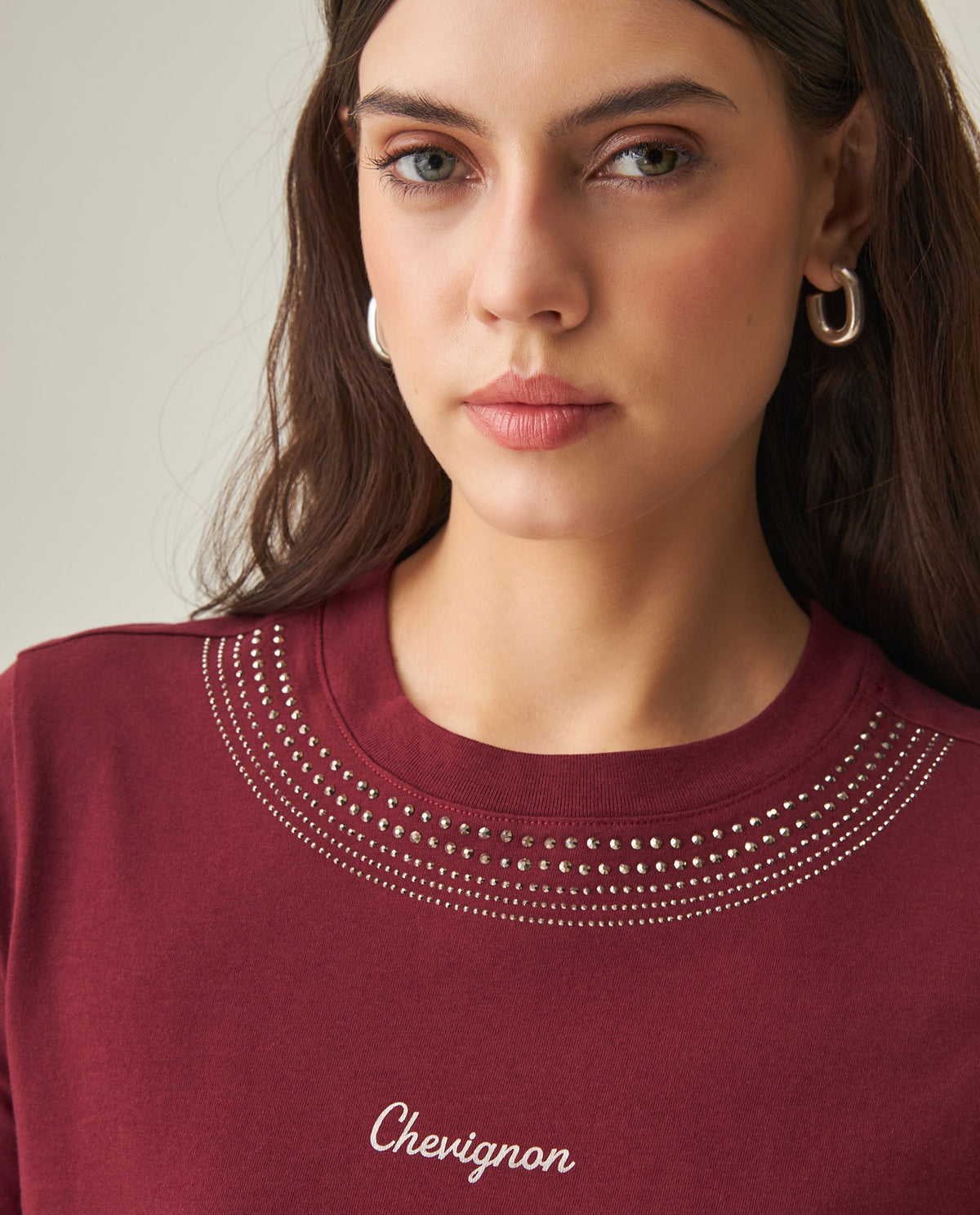 Women´s Slim Fit T-Shirt - Red 63_702H018_ROJ191522_5