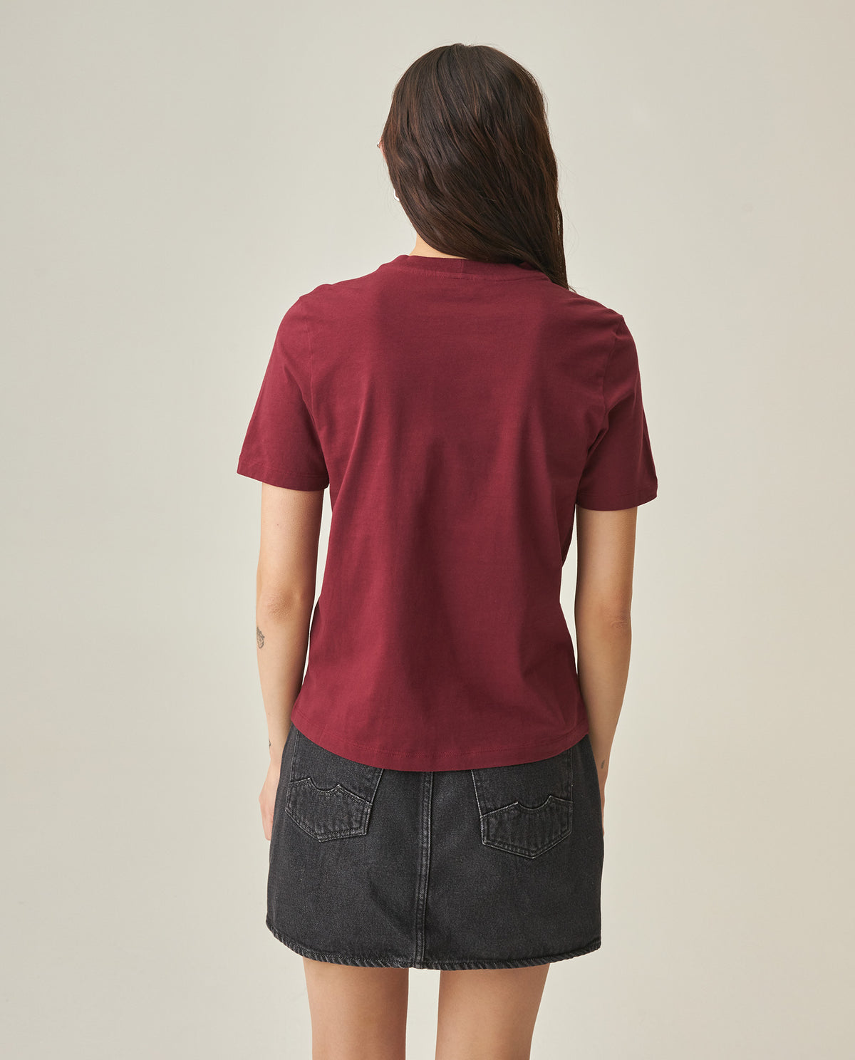 Women´s Slim Fit T-Shirt - Red 63_702H018_ROJ191522_6