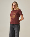 Women´s Slim Fit T-Shirt - Brown 63_702H019_CAF191321_3