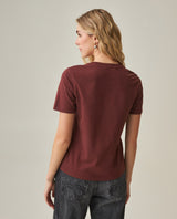 Women´s Slim Fit T-Shirt - Brown 63_702H019_CAF191321_6