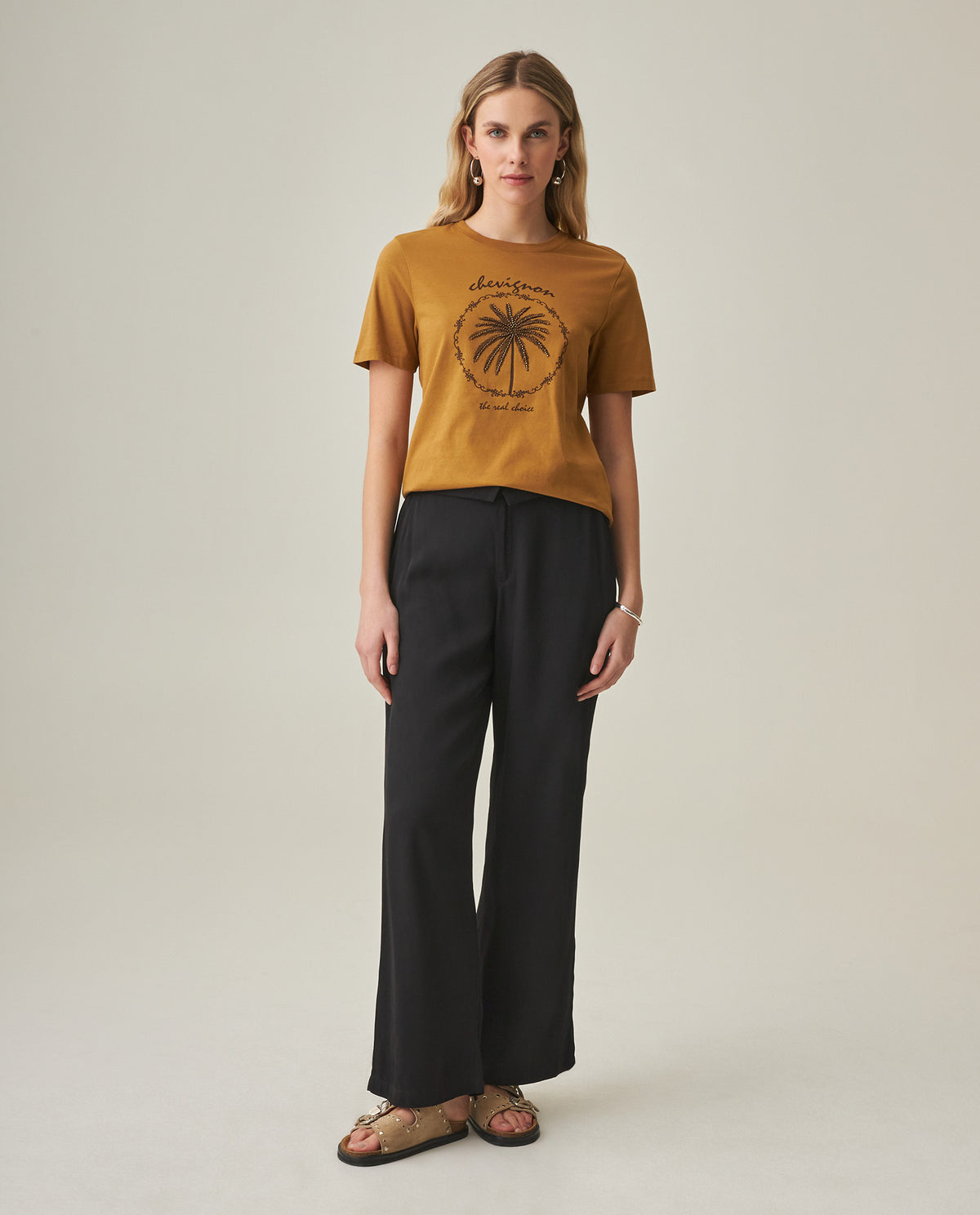 Women´s Slim Fit T-Shirt - Yellow 63_702H024_AMA171125_3