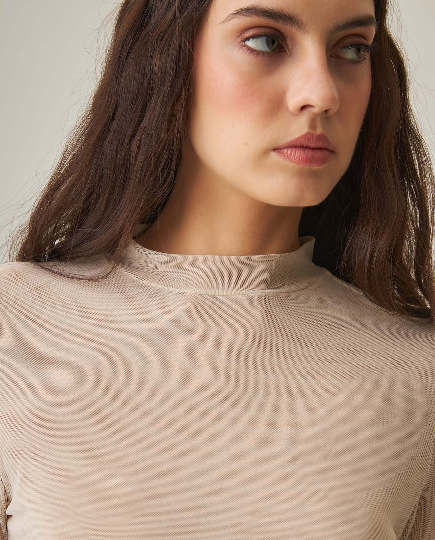 Women´s Slim Fit Top - Beige 63_702H025_BEI161102_5