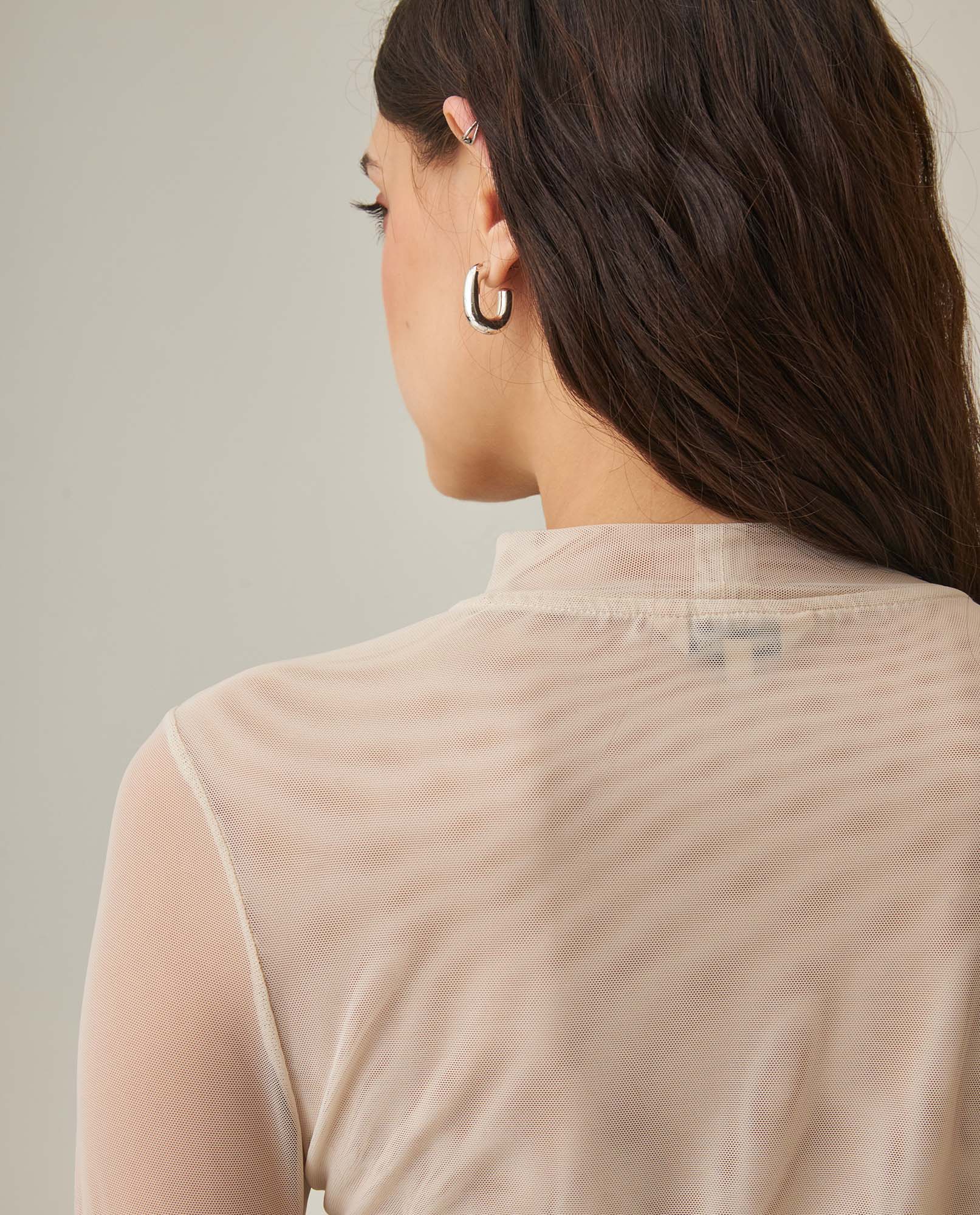 Women´s Slim Fit Top - Beige 63_702H025_BEI161102_7