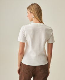 Women´s Embroidered T-Shirt - Raw 63_702H027_CRU110606_3