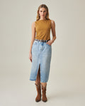 Women´s Slim Fit Top - Yellow 63_702H028_AMA171125_0