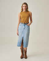 Women´s Slim Fit Top - Yellow 63_702H028_AMA171125_0