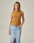 Women´s Slim Fit Top - Yellow 63_702H028_AMA171125_3