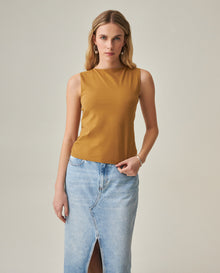 Women´s Slim Fit Top - Yellow 63_702H028_AMA171125_3