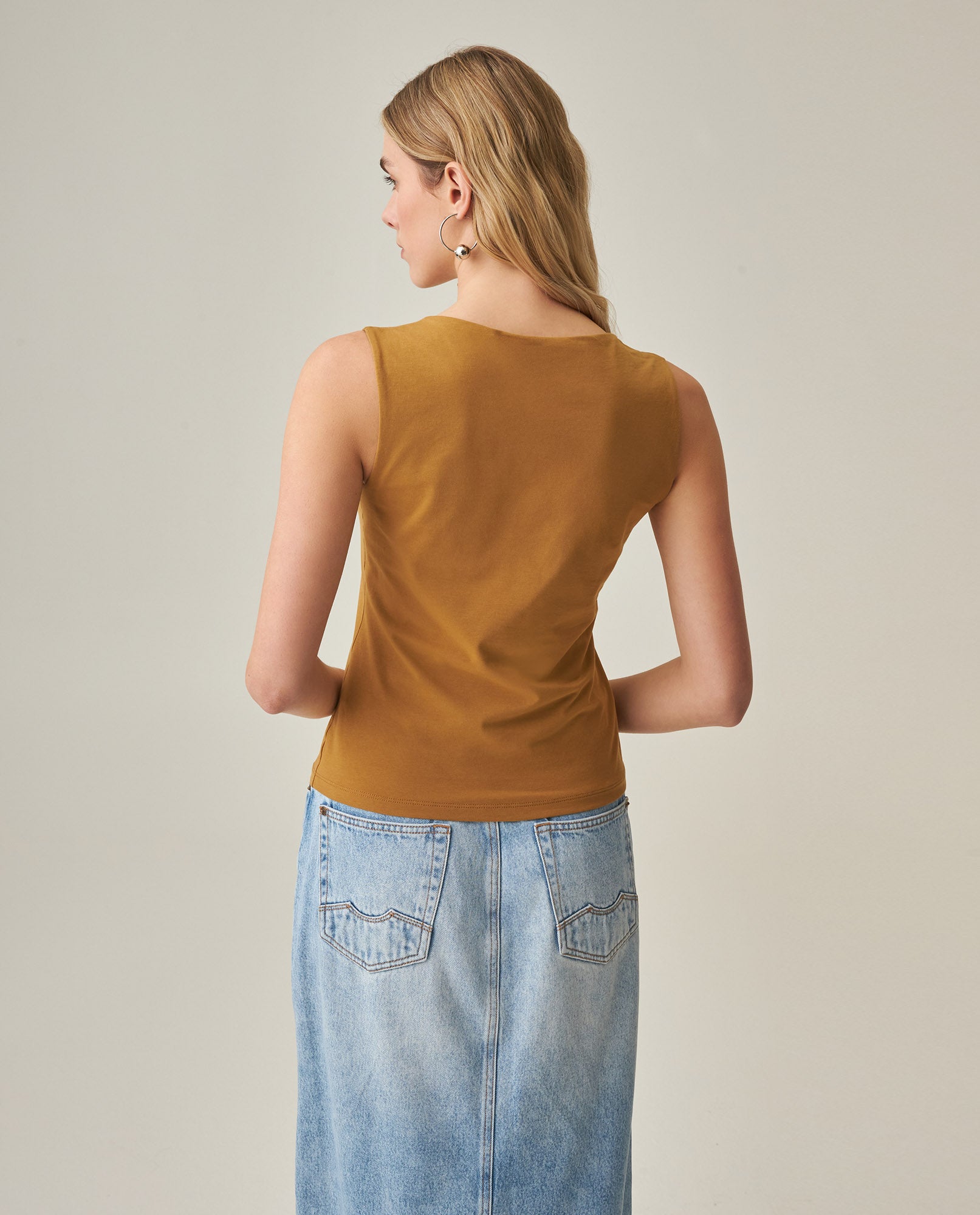 Women´s Slim Fit Top - Yellow 63_702H028_AMA171125_6