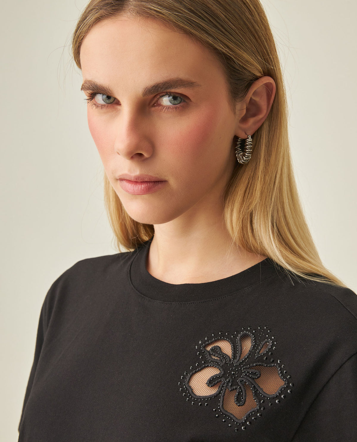 Women´s Oversized Cropped T-Shirt - Black 63_702H029_NEG194003_0