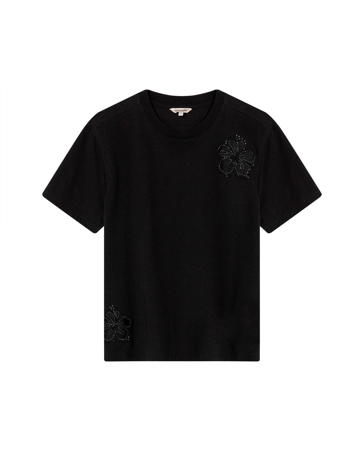 Women´s Oversized Cropped T-Shirt - Black 63_702H029_NEG194003_4