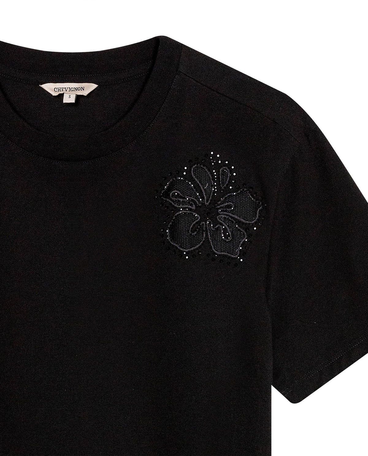 Women´s Oversized Cropped T-Shirt - Black 63_702H029_NEG194003_8