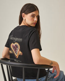 Women´s Oversized Cropped T-Shirt - Black 63_702H030_NEG194003_3