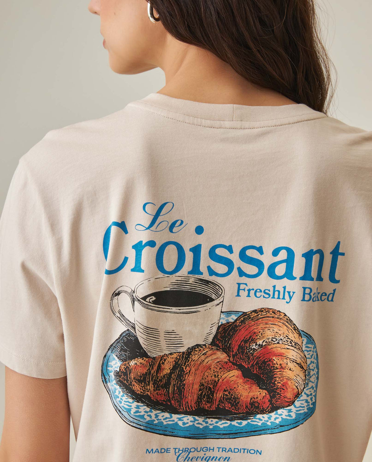 Women´s Oversized Cropped T-Shirt - Raw 63_702H031_CRU144500_7