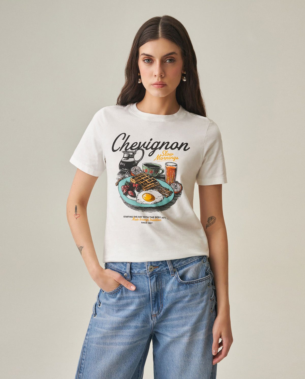 Women´s Slim Fit T-Shirt - Raw 63_702H032_CRU110606_3
