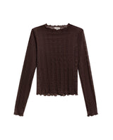 Women´s Mesh Long-Sleeve Top - Brown 63_702H033_CAF191016_4