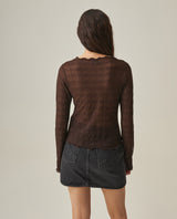 Women´s Mesh Long-Sleeve Top - Brown 63_702H033_CAF191016_6
