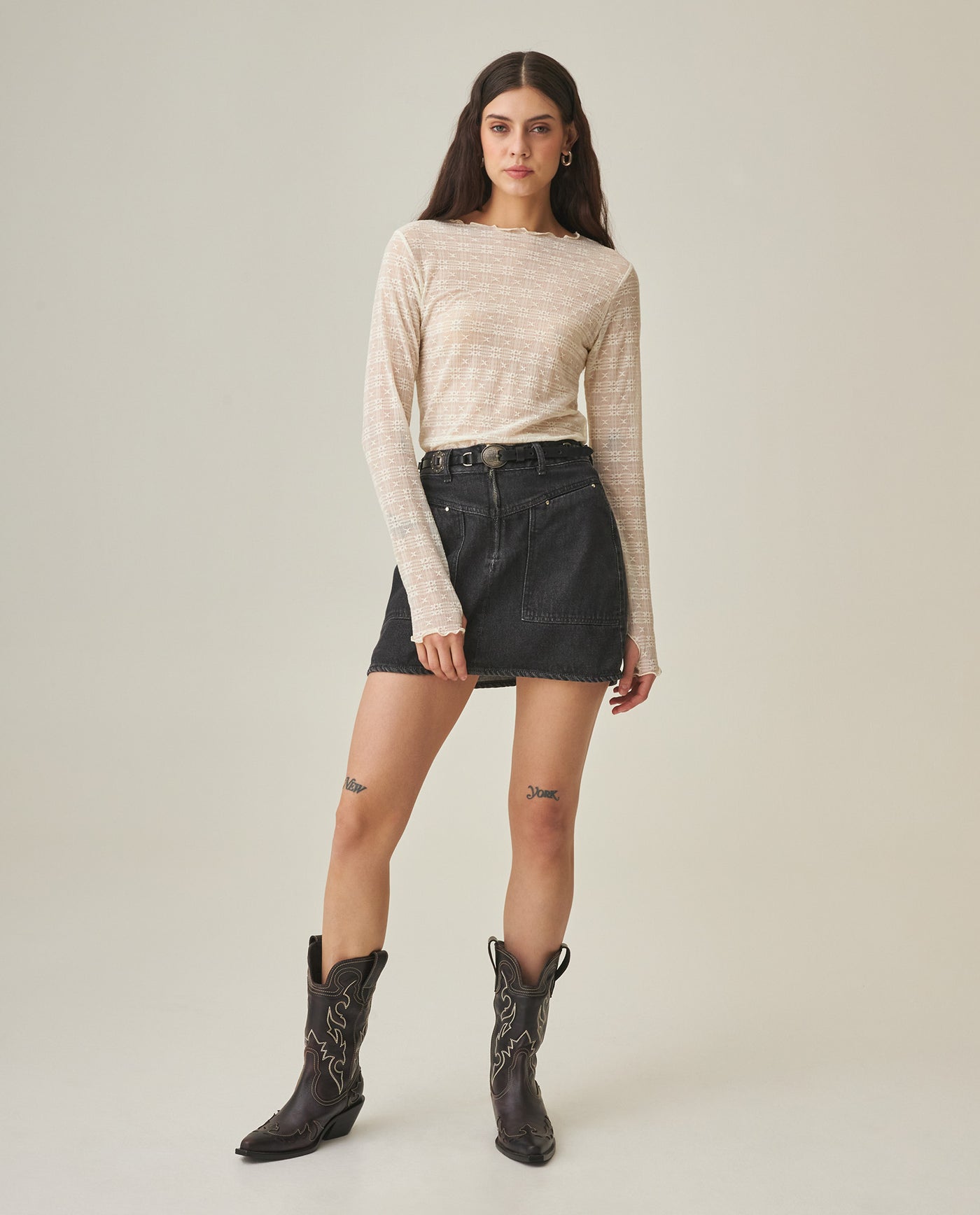 Women´s Mesh Long-Sleeve Top - Raw 63_702H033_CRU110606_3
