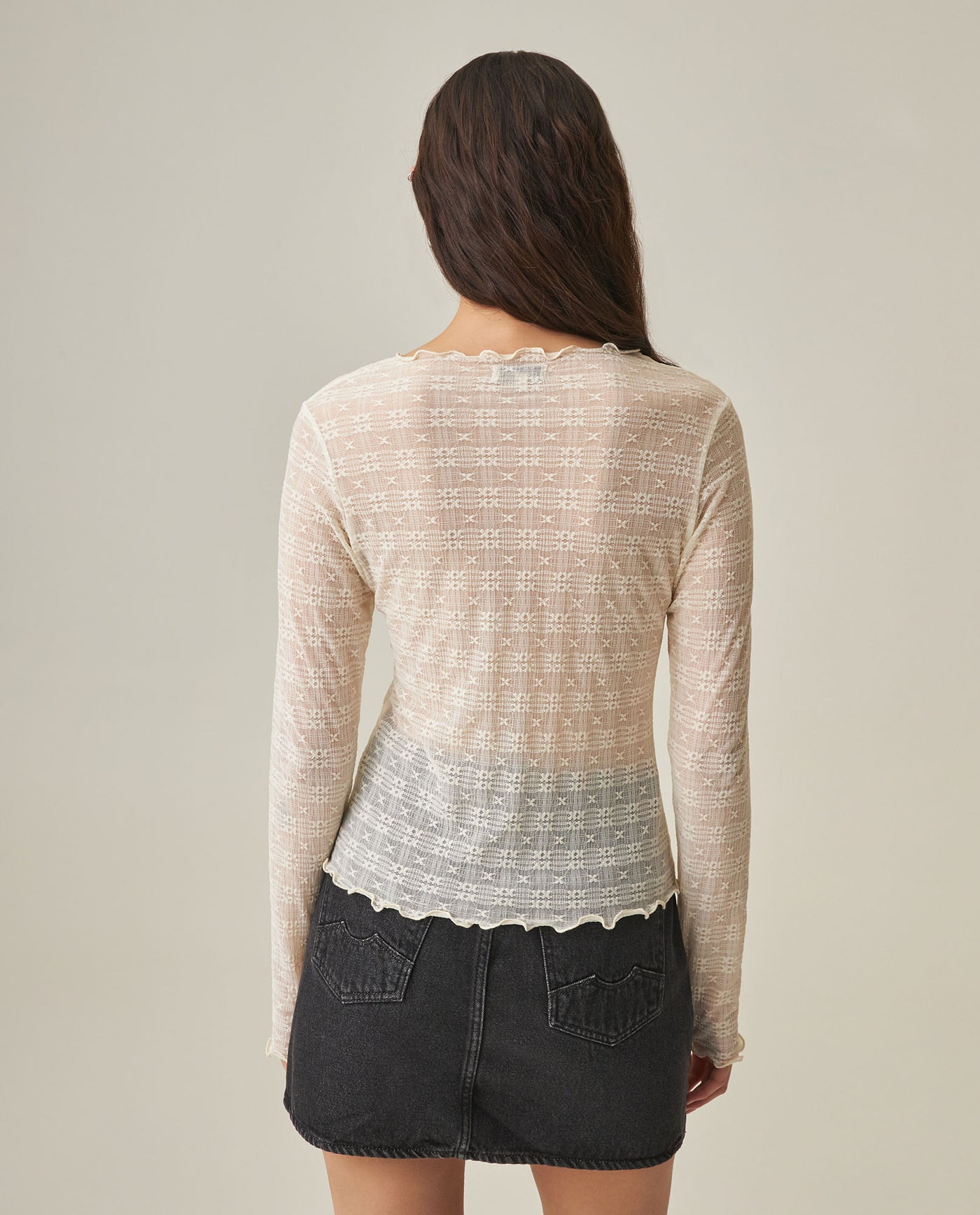 Women´s Mesh Long-Sleeve Top - Raw 63_702H033_CRU110606_6