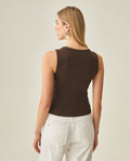 Women´s Slim Fit Top - Brown 63_702H034_CAF191016_3