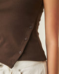 Women´s Slim Fit Top - Brown 63_702H034_CAF191016_5