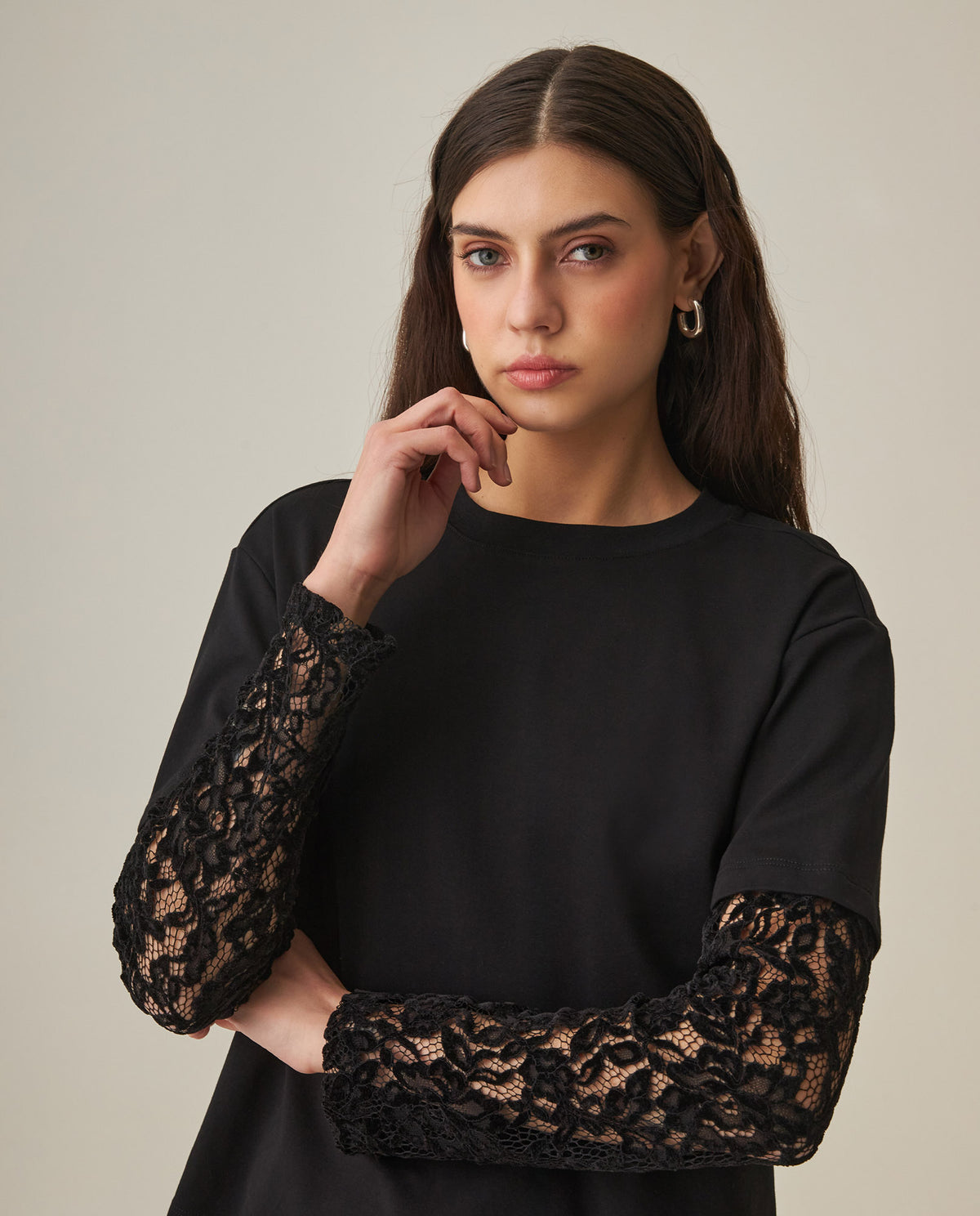Women´s Oversized T-Shirt - Black 63_702H035_NEG194003_5