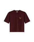 Women´s Oversized Cropped T-Shirt - Brown 63_702H051_CAF191321_4