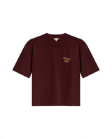 Women´s Oversized Cropped T-Shirt - Brown 63_702H051_CAF191321_4