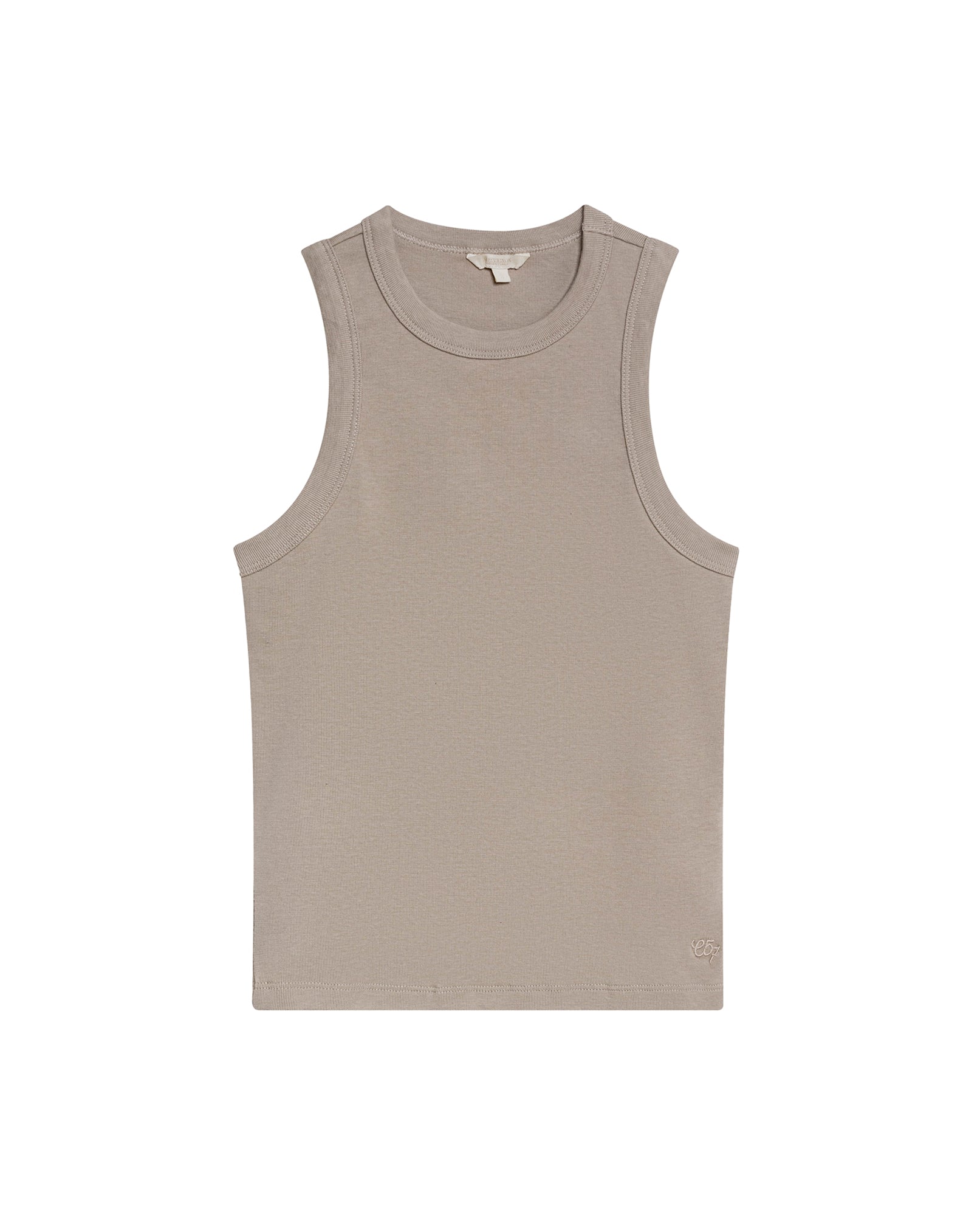 Women´s Ribbed Tank Top - Beige 63_702H052_BEI161102_4