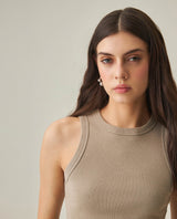 Women´s Ribbed Tank Top - Beige 63_702H052_BEI161102_6