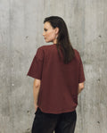 Womens Oversized Tee - Special Collection - Brown 63_702H202_CAF191327_5