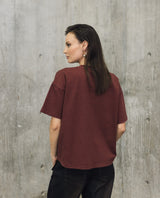 Womens Oversized Tee - Special Collection - Brown 63_702H202_CAF191327_5