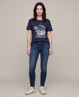 Women´s Floral Graphic Tee - Blue 63_704F010_AZU193924_4