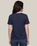 Women´s Floral Graphic Tee - Blue 63_704F010_AZU193924_5