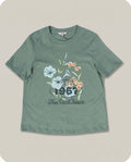 Women´s Floral Graphic Tee - Green 63_704F010_VER186114_3