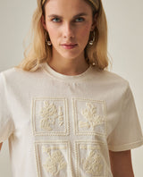 Womens Embroidered T-Shirt - Raw 63_704H003_CRU110103_0