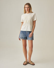 Womens Embroidered T-Shirt - Raw 63_704H003_CRU110103_3