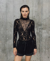 Womens Turtleneck Bodysuit - Special Collection - Black 63_704H500_NEG194007_0