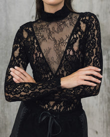 Womens Turtleneck Bodysuit - Special Collection - Black 63_704H500_NEG194007_3