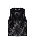 Womens Sheer Black Tank Top - Special Collection - Black 63_704H501_NEG194007_7